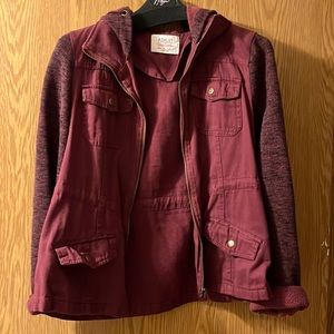 Maroon jacket